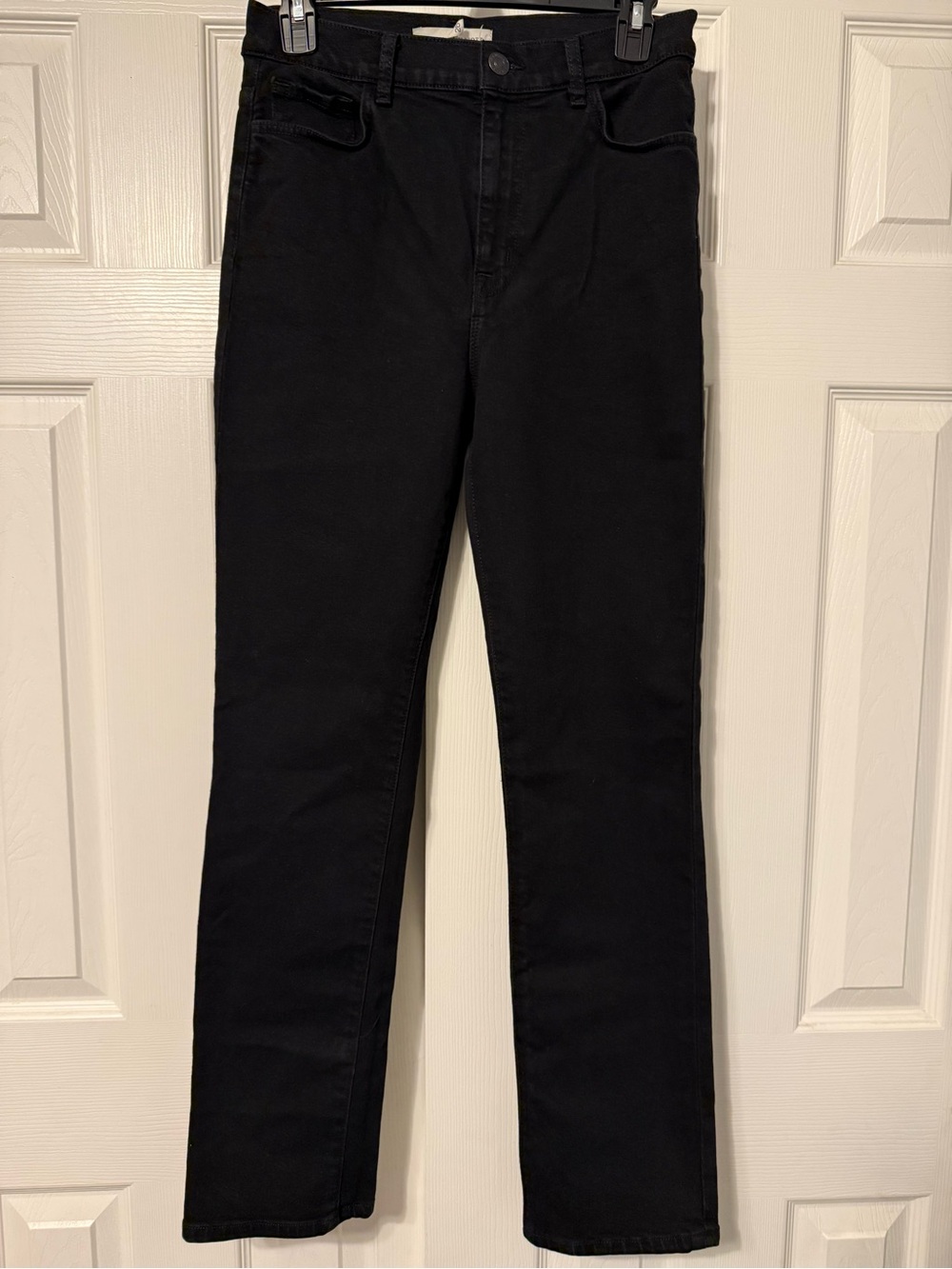 Current/Elliott Women’s Black Straight Leg Jeans